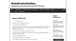 Desktop Screenshot of modelltraktorklubben.se