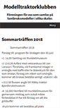 Mobile Screenshot of modelltraktorklubben.se